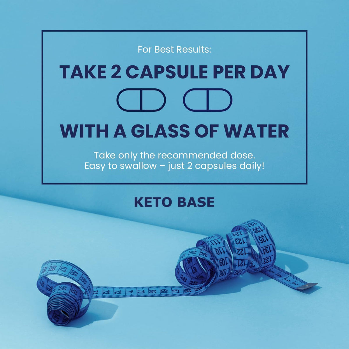 Keto Base Weight Management Capsules – All-Natural Vegan Supplement with Cinnamon Bark, Biotin, Guggul Extract, Weight Management Support, 60 Capsules