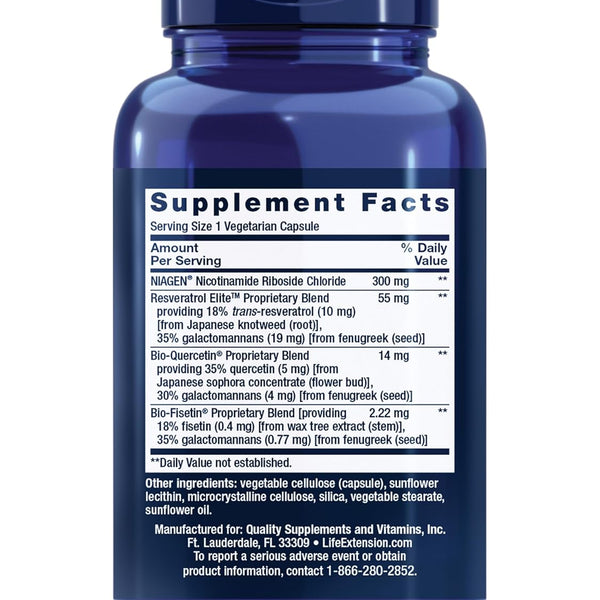 Life Extension NAD+ Cell Regenerator™ 300 MG