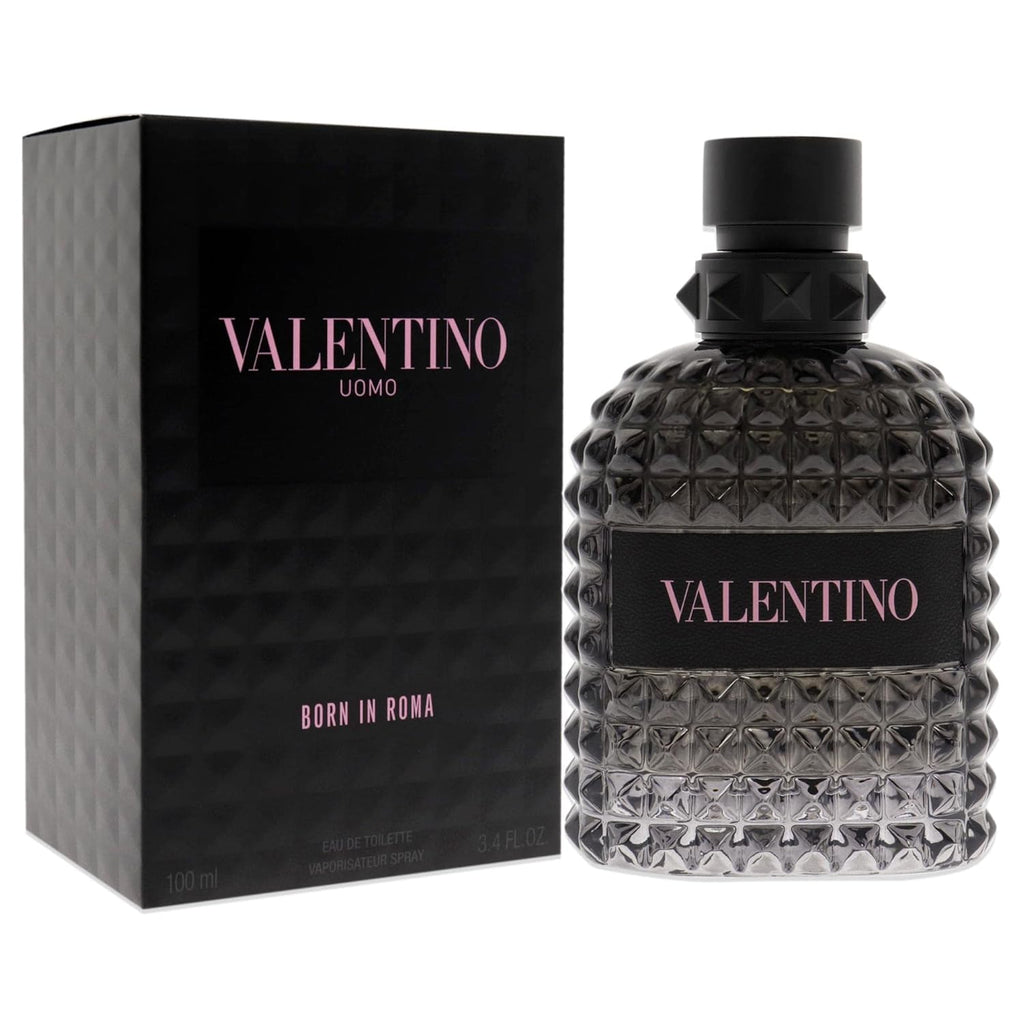 Valentino Uomo Born In Roma Rockstud Noir For Men 3.4 oz EDT Cologne