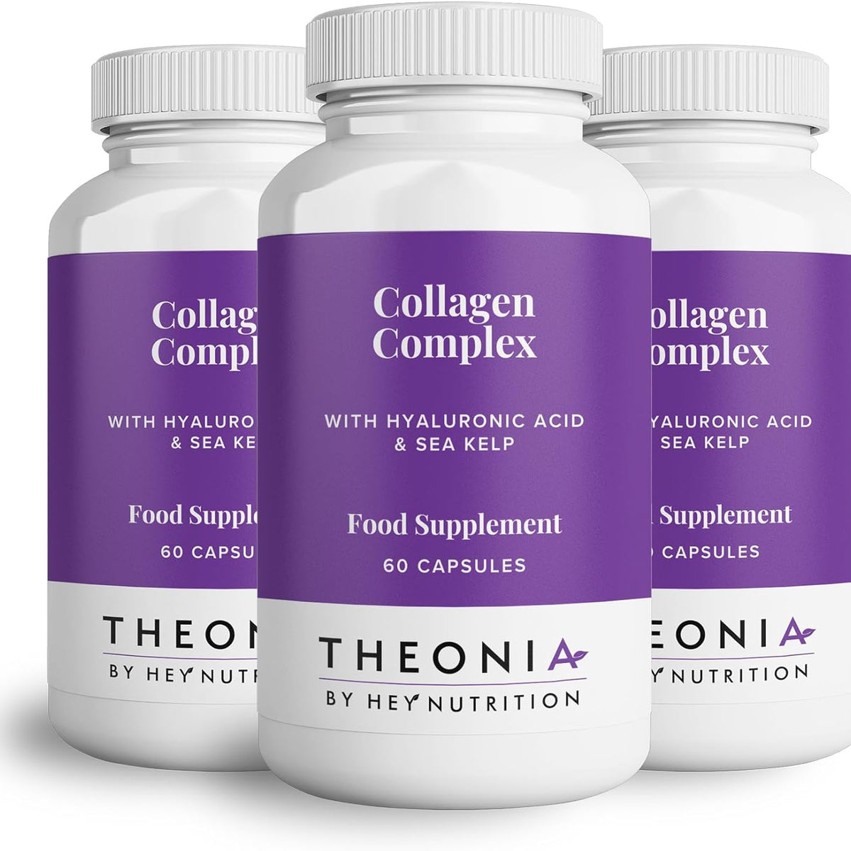 Collagen Complex Hyaluronic Acid & Sea Kelp Vitamin E, C, Biotin - Healthy Nails, Skin, Hair Joints Metabolism
