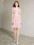 The Rosewood Tailored Dress (Blush Pink)
